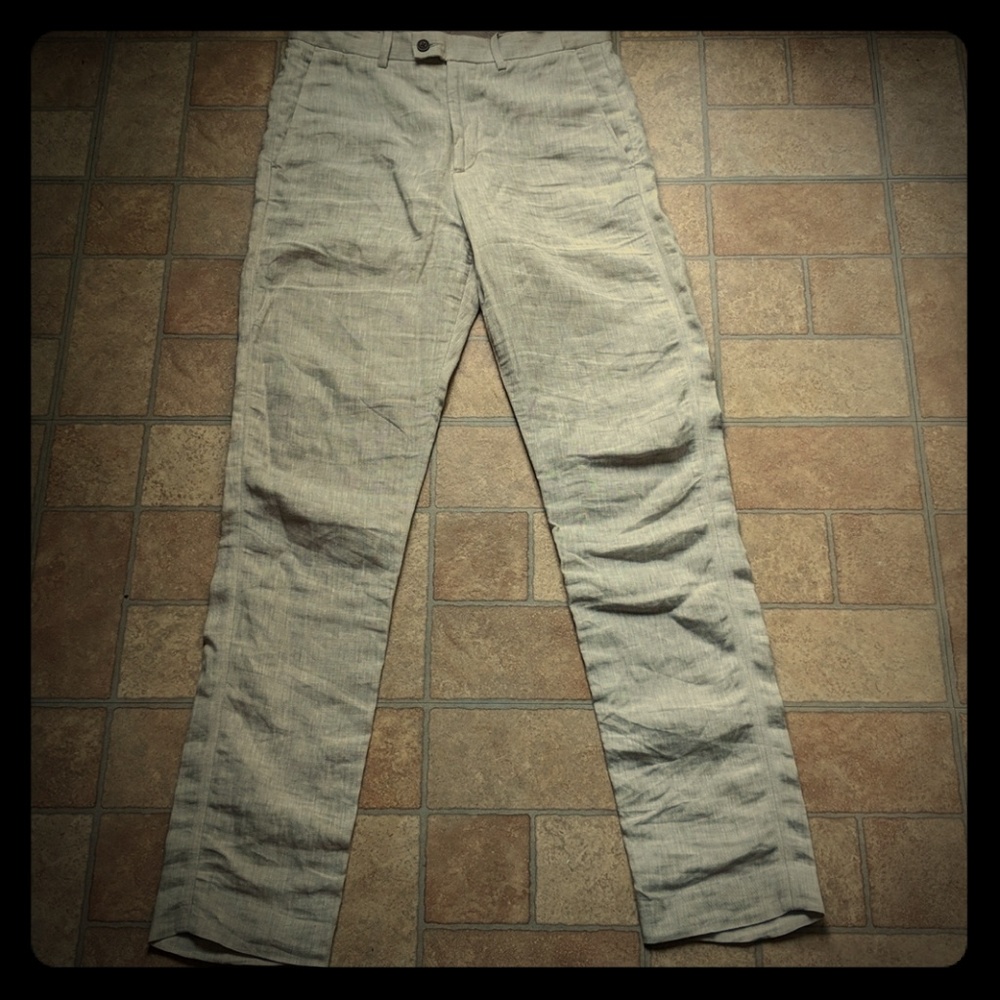 Linen dress pants